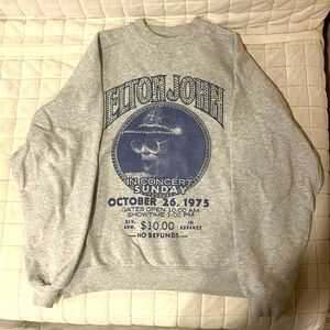 Elton John sweatshirt with stbellishments